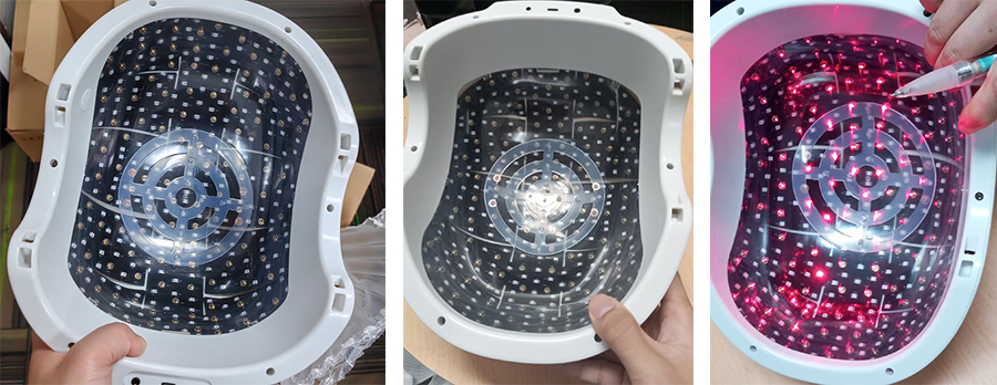 6750mW MAX Laser Hair Growth Helmet | 90 Lasers   210 LEDs Dual Wave | Type-C/Power Bank Powered | 64CM Adjustable | FDA Cleared ---COZING-C300