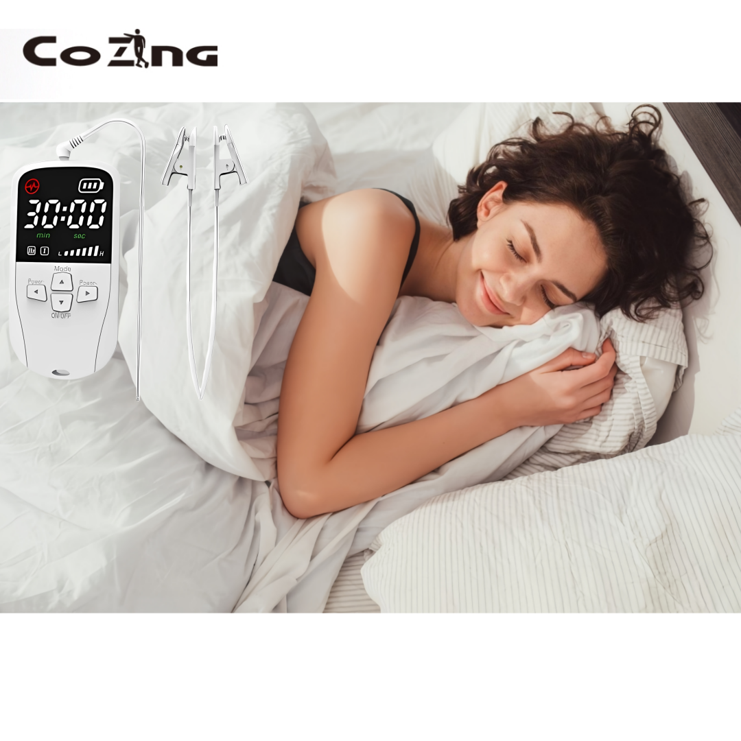 Microcurrent Body Sleep Aid Device Ear Clip for Adults' Insomnia Relief Stress Physical Sleeping Helper
