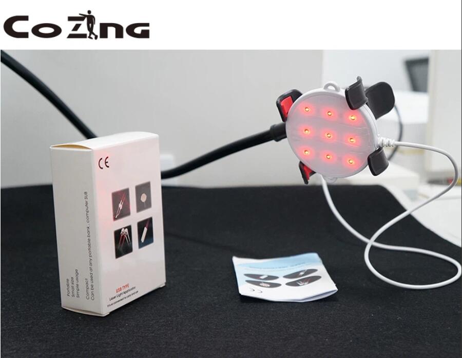 COZING Dual-Wavelength Laser Pain Relief Pad (808nm 650nm) – USB-Powered Therapy for Joint