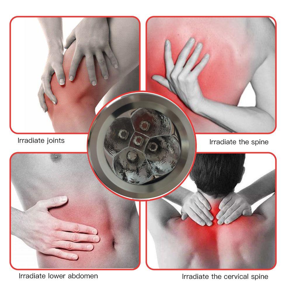 Red Light Therapy Torch with Blue Light, Effective Blue, Infrared and Near Infrared Light Therapy Treatment Device for Body, Face, Neck, Back, 460nm 630nm 660nm 850nm and 940nm