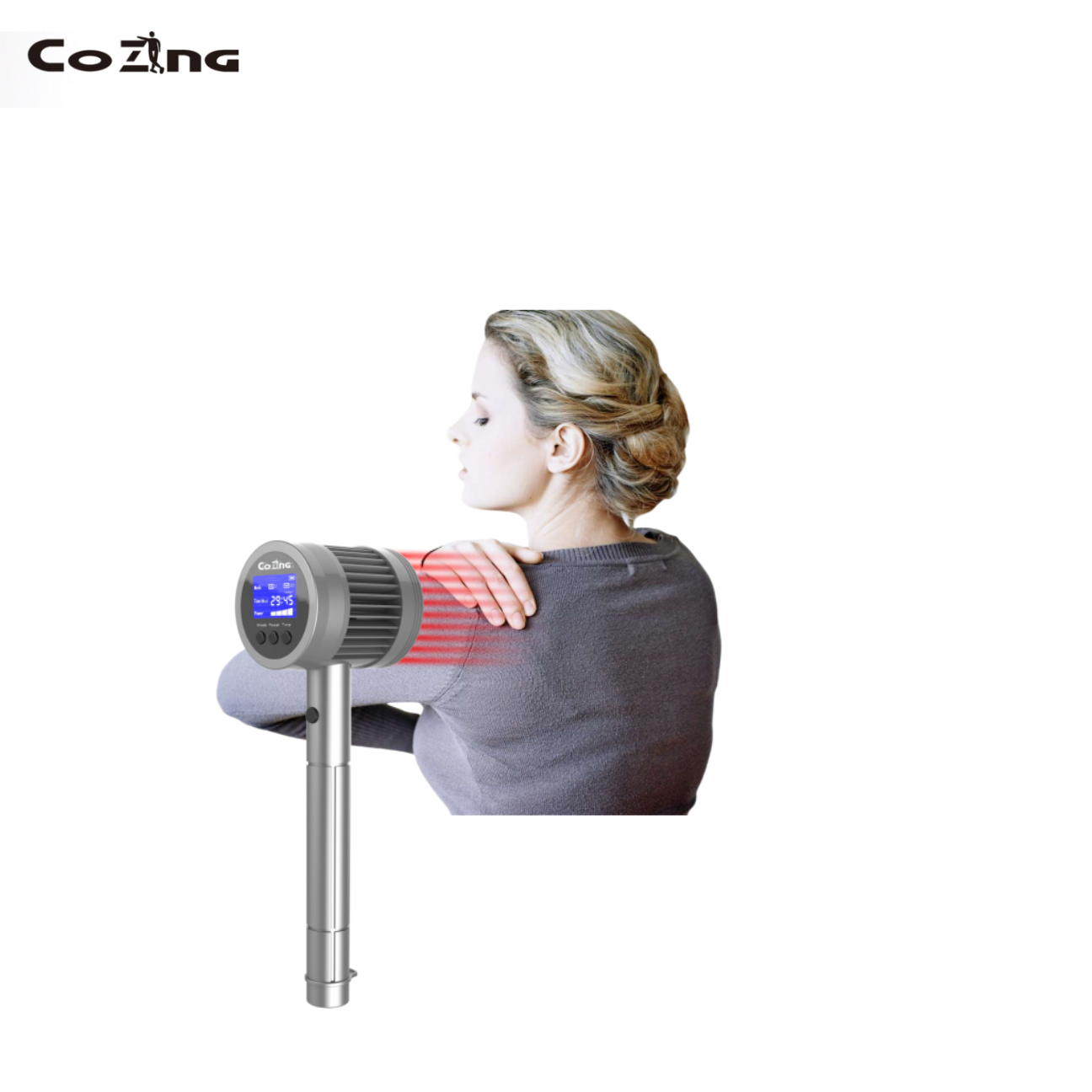 COZING-T05-3 – 8.09W Laser Therapy Device (650nm 808nm) FDA-Cleared | Adjustable 1-9999Hz | 8.09W Total Power