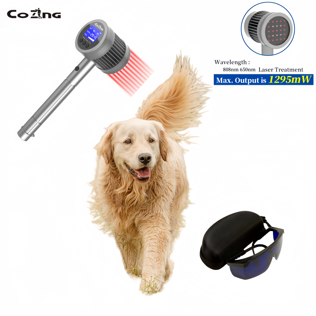COZING-T05-4  10W 650nm 808nm Professional Laser Therapy Device – Advanced Dual-Wavelength Photobiomodulation System