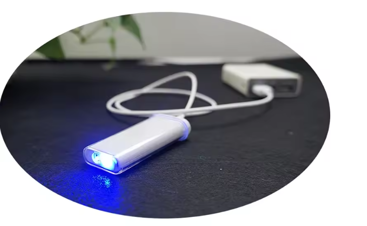 Blue Light Oral Probe USB Type Oral Ulcer Therapy Device Pharyngitis Mouth or Tongue Pain Relief Laser Treatment Equipment