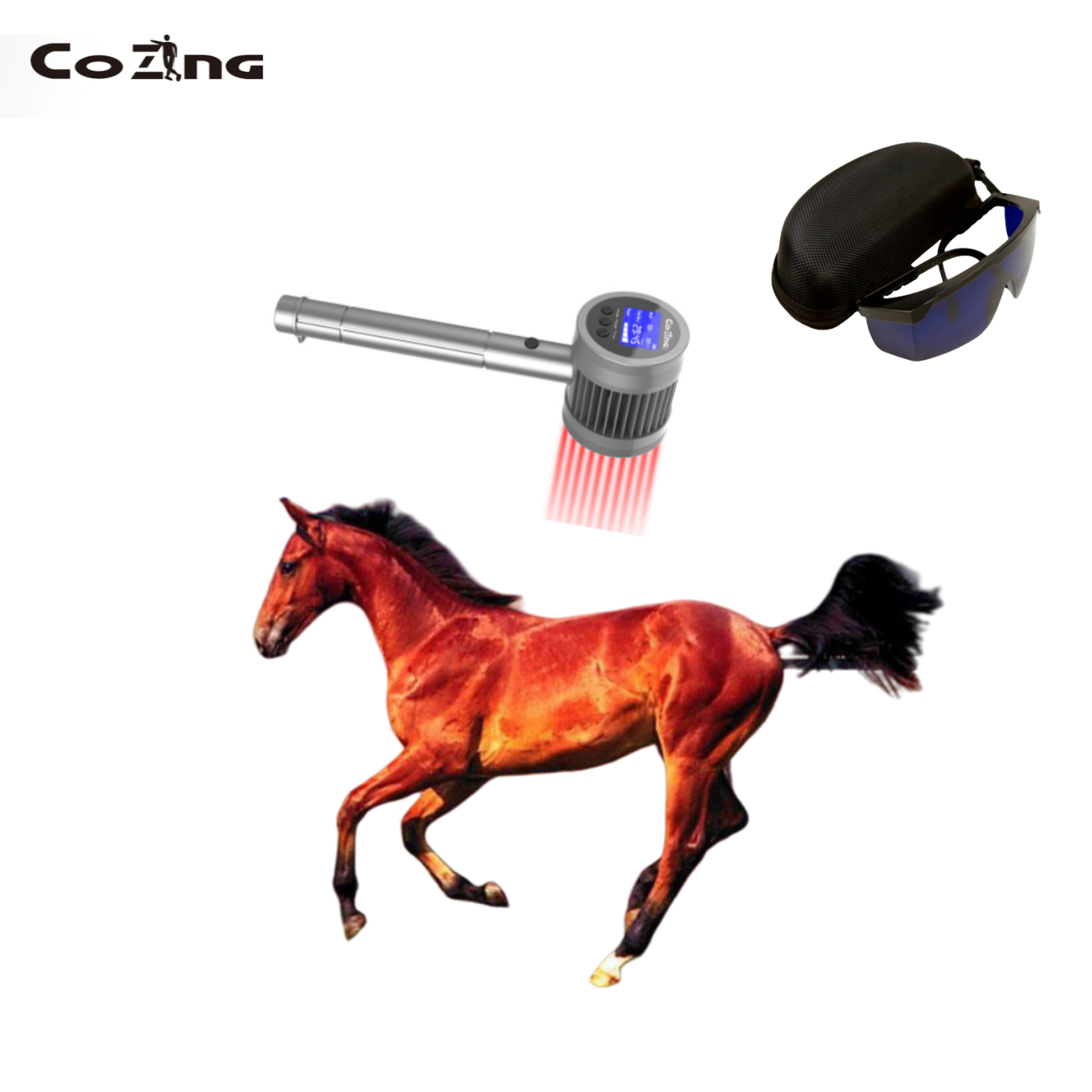 COZING T05-5 55W 650nm 904nm Advanced Super pulsed Laser Therapy System