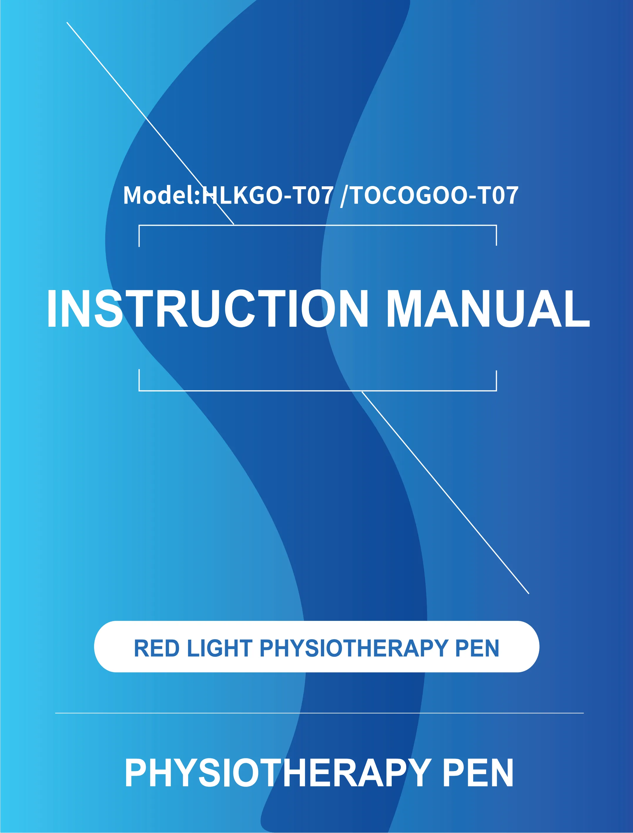 HLKGO-TO7 /TOCOGOO-TO7 INSTRUCTION MANUAL