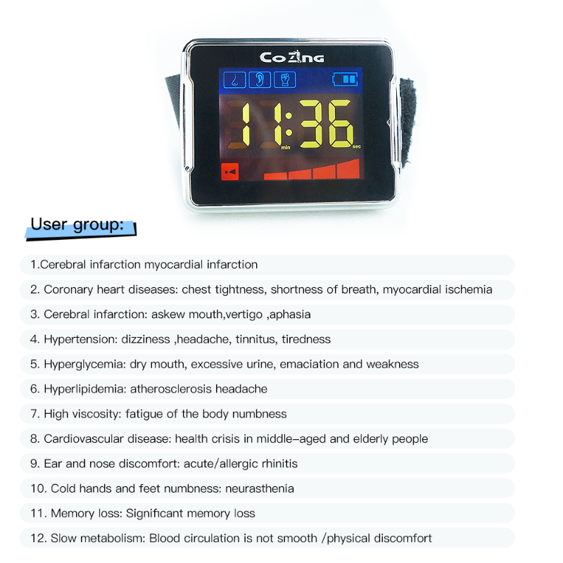 650nm Laser Therapay Watch 