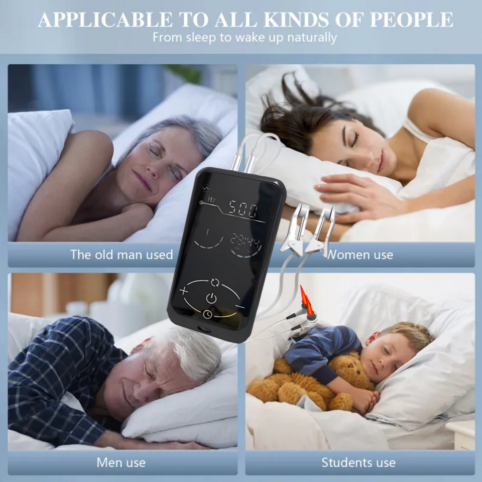 2 in 1 650nm red light therapy,CES light laser therapy device with nasal and ear probe for depression anxiety,1-999Hz , touchablescreen