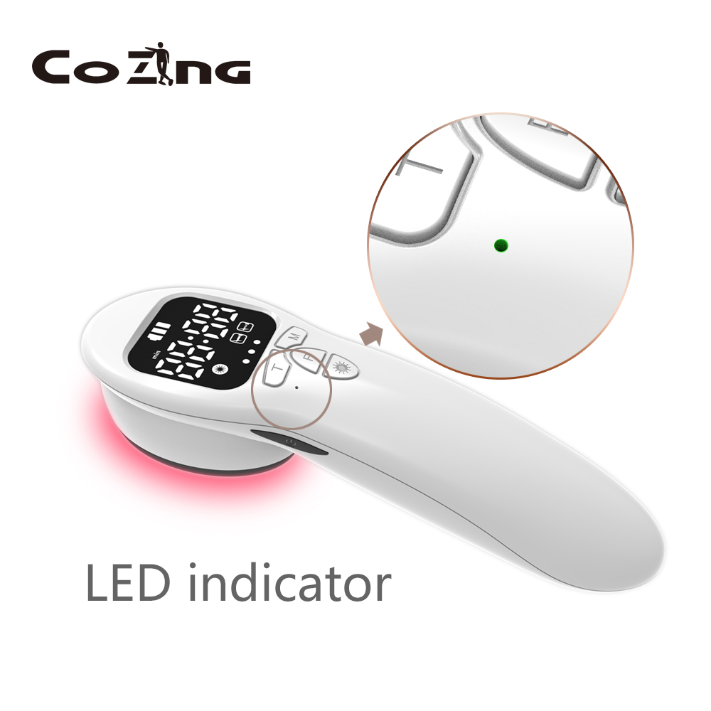 Portable Near Infrared Light Laser Therapy Device in Pain Relief Red Light Therapy for Humans and Dogs for Back, Knees, Muscles, Wrists, Ankles, Shoulders