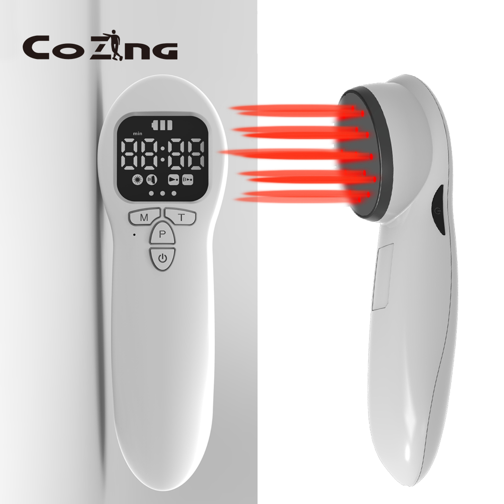 Portable Near Infrared Light Laser Therapy Device in Pain Relief Red Light Therapy for Humans and Dogs for Back, Knees, Muscles, Wrists, Ankles, Shoulders