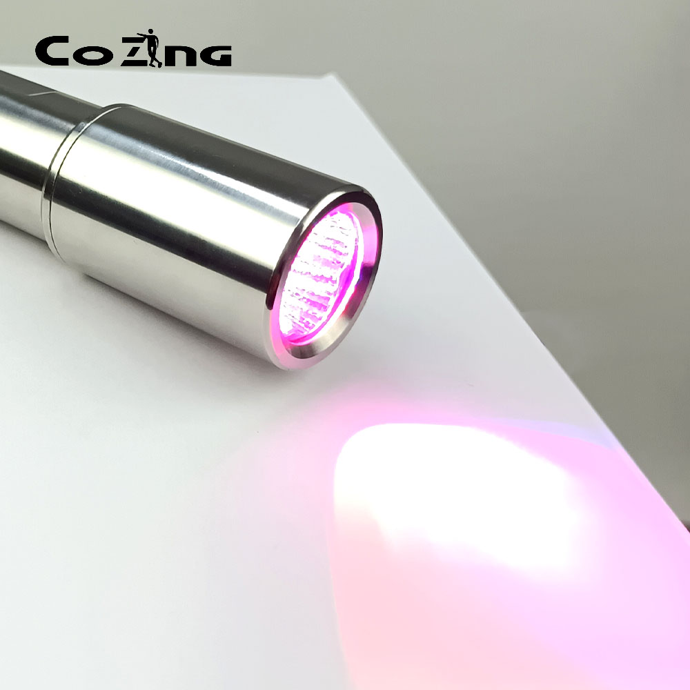 Red Light Therapy Torch with Blue Light, Effective Blue, Infrared and Near Infrared Light Therapy Treatment Device for Body, Face, Neck, Back, 460nm 630nm 660nm 850nm and 940nm