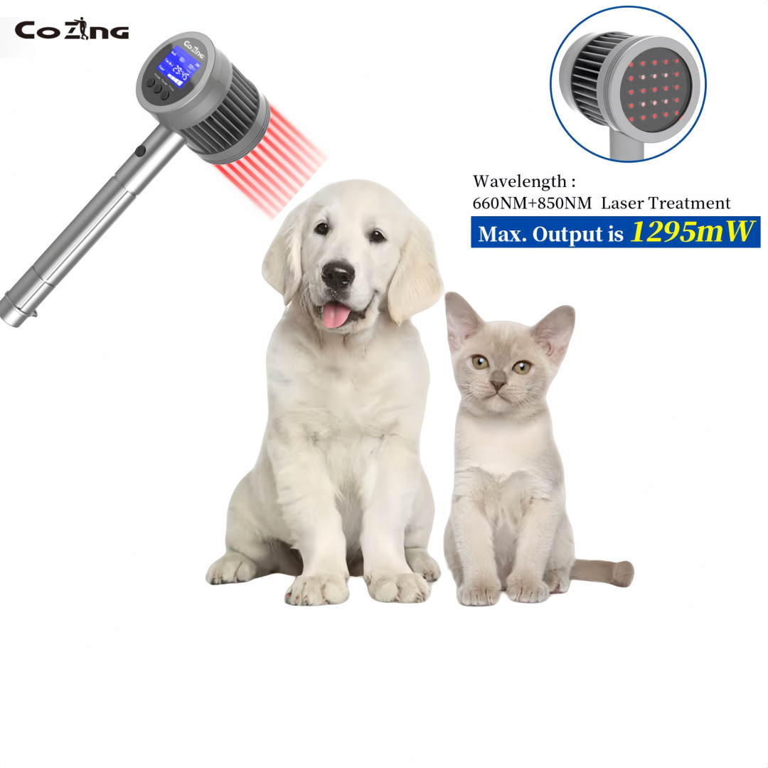 COZING-T05-4  10W 650nm 808nm Professional Laser Therapy Device – Advanced Dual-Wavelength Photobiomodulation System