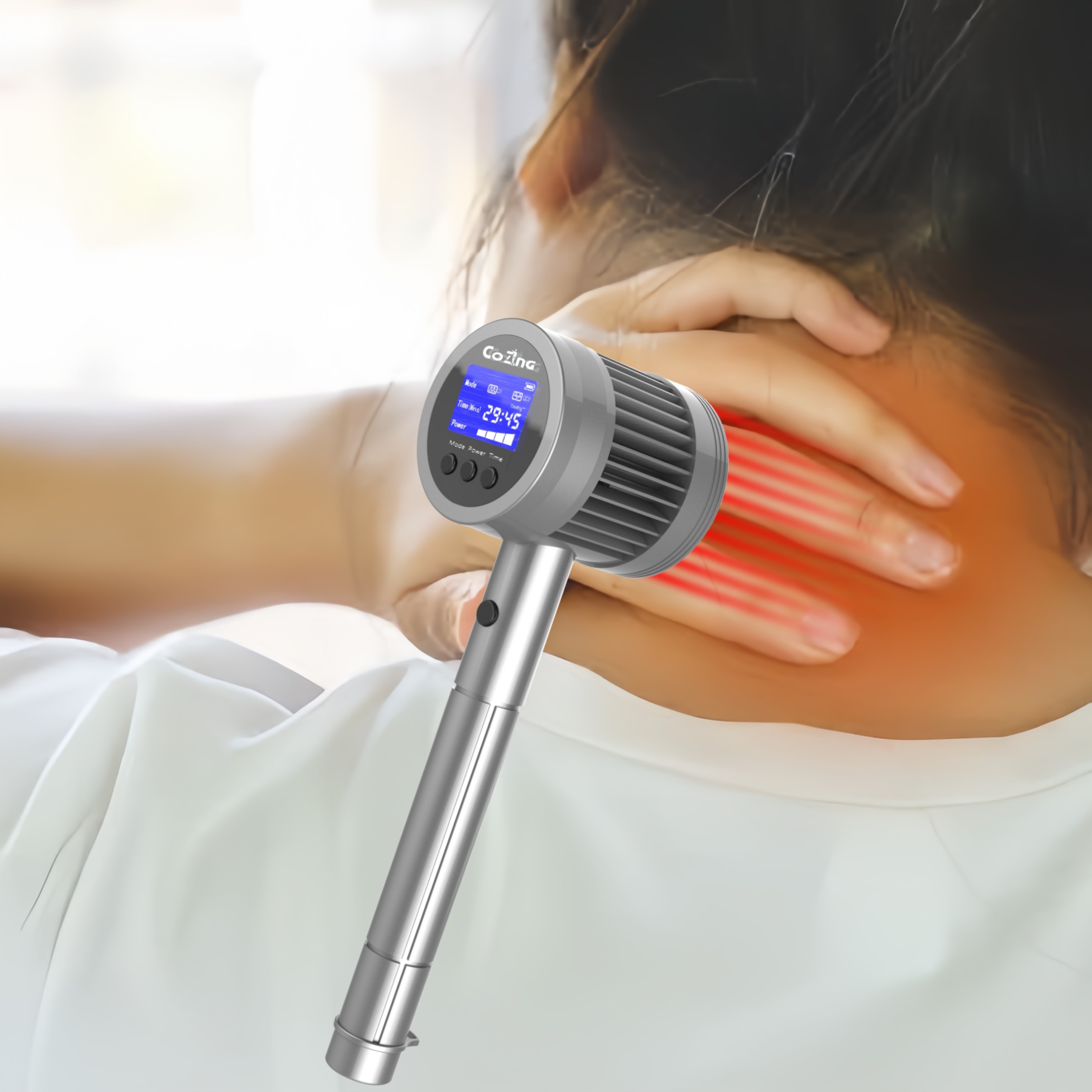 COZING-T05-7 650nm 808nm 904nm 980nm Multi-Wavelength Superpulse Laser Therapy System - Clinical-Grade Photobiomodulation Solution