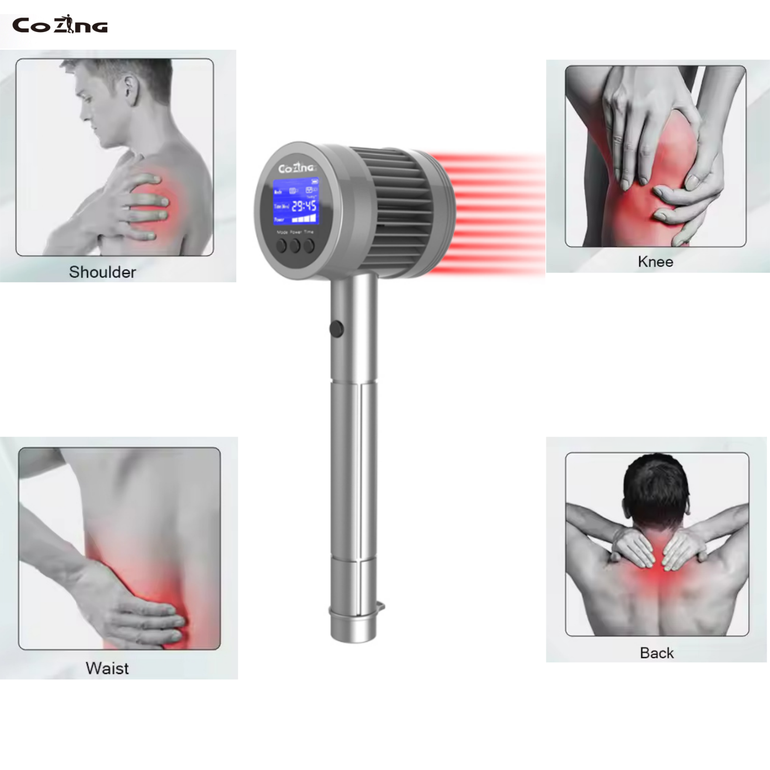 COZING T05-9 650m 450nm 808nm Tri-Wavelength Laser & LED Therapy System - Advanced Clinical Solution