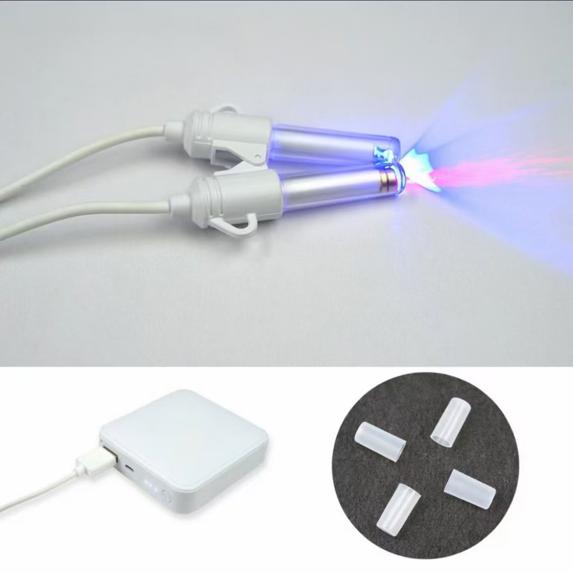Blue And UV Light Laser Nose Rhinitis Sinusitis Therapy Meridian Energy Massager