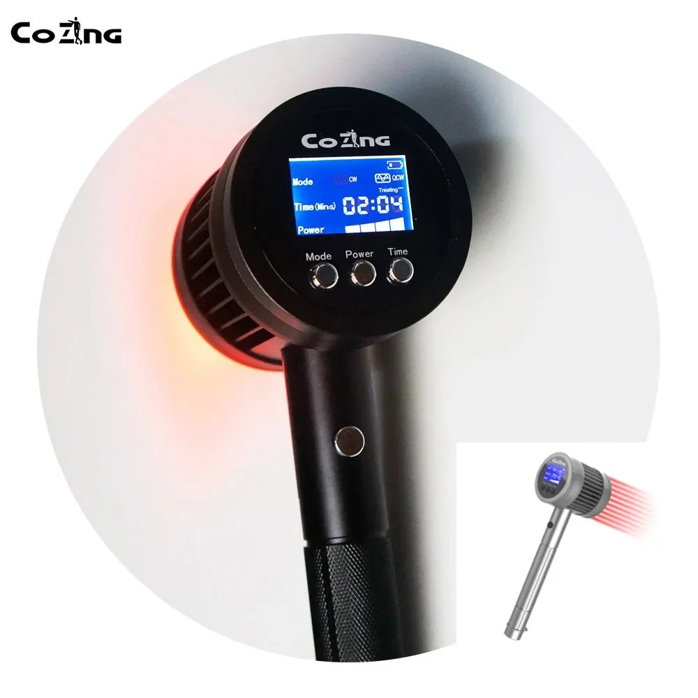 COZING-T05-8  50W super pulse 905nm and 650nm Professional Dual-Wavelength Laser Therapy System