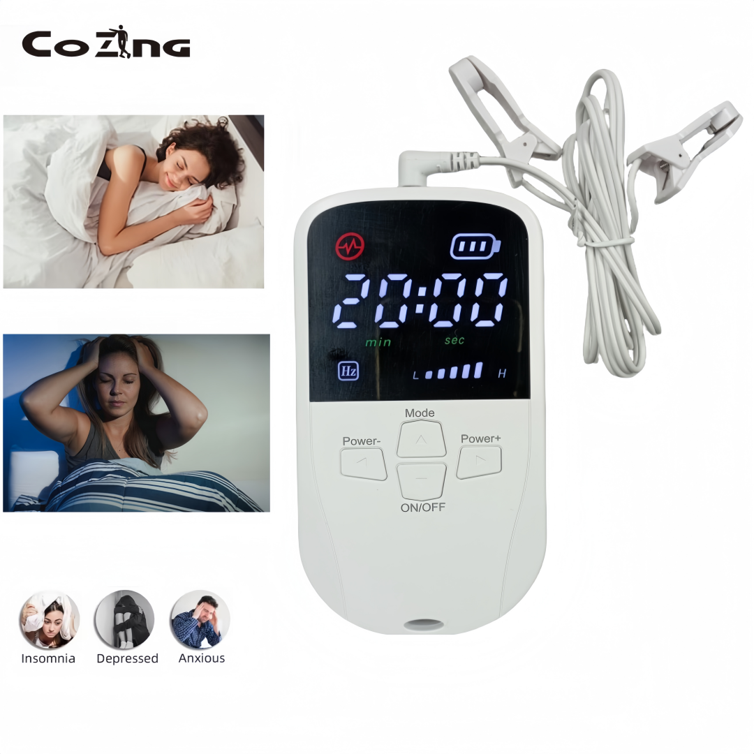 Microcurrent Body Sleep Aid Device Ear Clip for Adults' Insomnia Relief Stress Physical Sleeping Helper