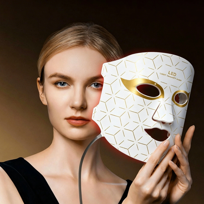 COZING-MR07 7-Color LED Phototherapy Face Mask 152 LEDs Skin Rejuvenation Device