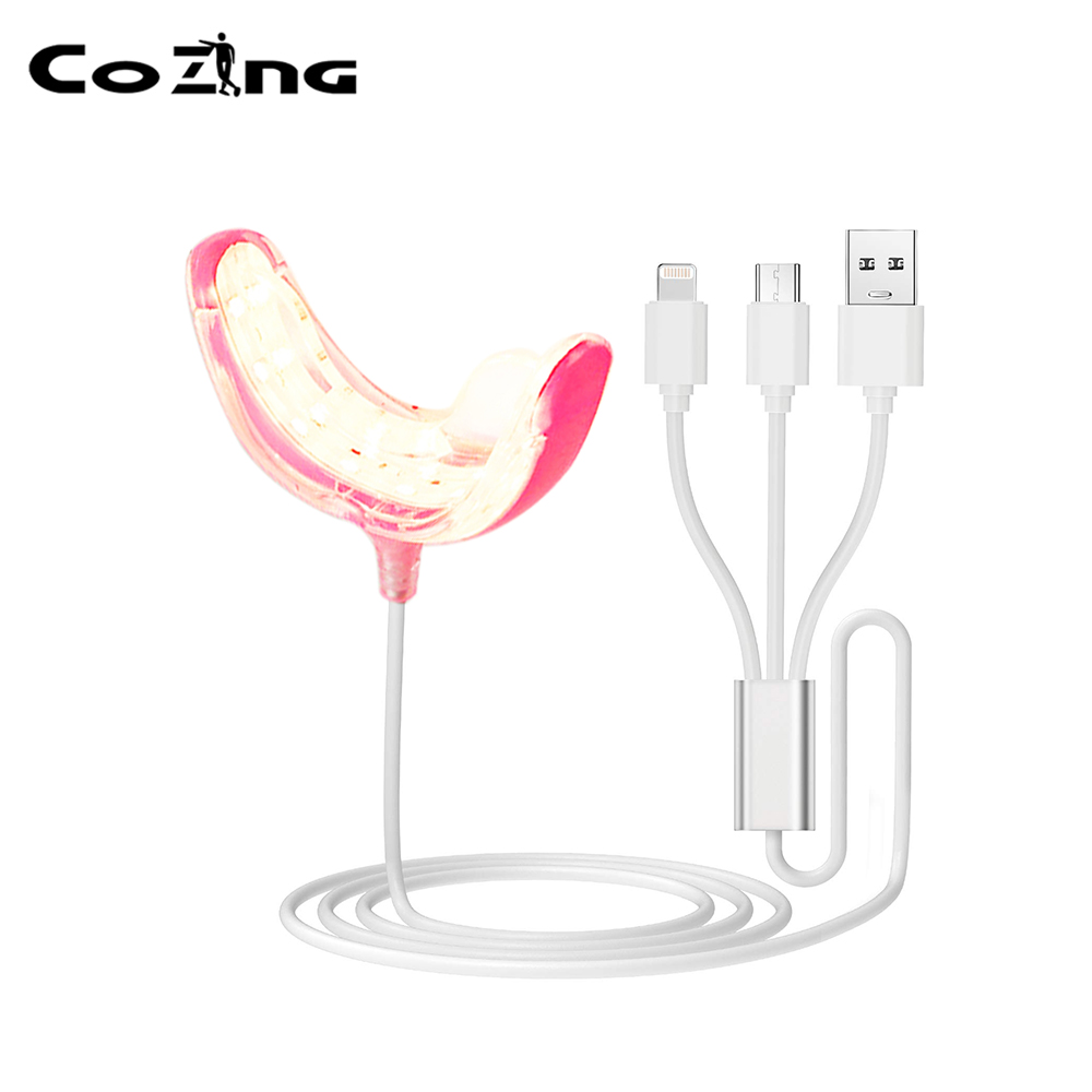 2021 COZING New Product USB Type LED Light Therapy Gingivitis Gum Disease